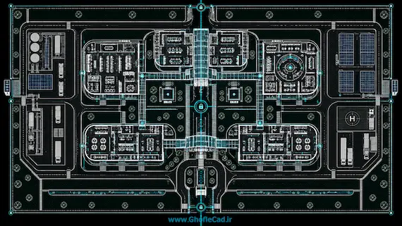 Example CAD drawing for Maximum Security locking mode